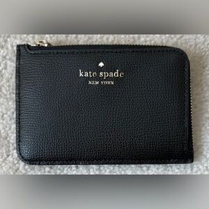 Kate Spade Black L Zip Wallet
